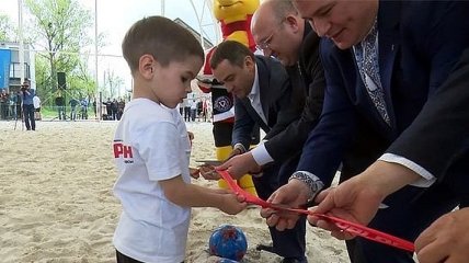 Павелко открыл новый спорткомплекс в Ивано-Франковске