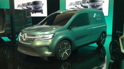 Renault Kangoo ZE: новый электрофургон впервые показали на фото