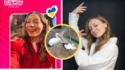 Певица LELEKA и легендарные аисты Грицик и Одарка