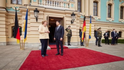 Меркель и Зеленский