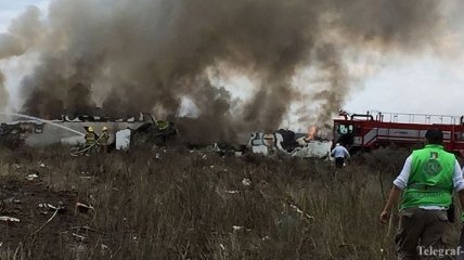 Почти 50 человек пострадали в результате падения самолёта в Мексике