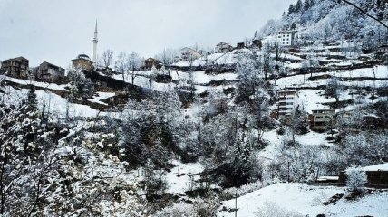 Отголоски зимы: В Турции выпал снег