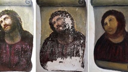 Прихожанка отреставрировала церковную фреску до неузнаваемости