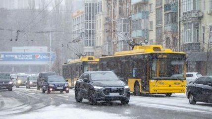 В ночь на 14 января будет изменен маршрут киевского троллейбуса №92н