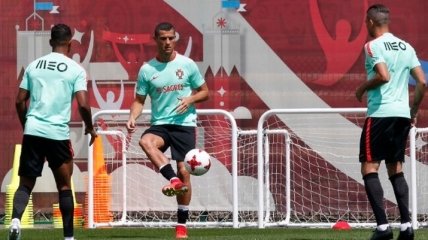Кубок Конфедераций - 2017: тренировка Португалии перед стартом турнира (Фото)