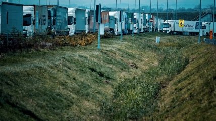 Фуры на украинской границе