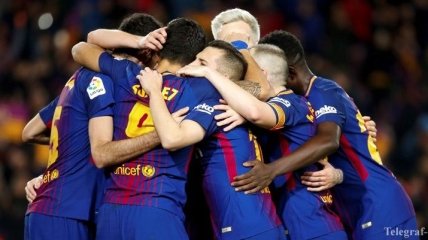 "Барселона" минимально обыграла "Валенсию" в полуфинале Кубка Испании