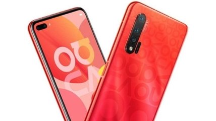 Huawei Nova 6 5G появился в красной градиентной расцветке