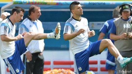 Серхио Агуэро тренировался в общей группе