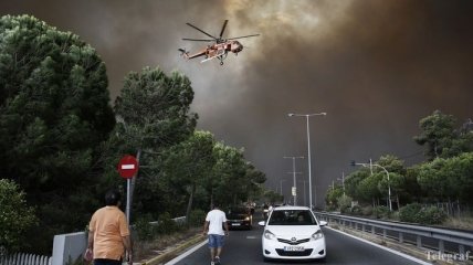 В МИД рассказали, есть ли украинцы среди пострадавших от пожаров в Греции 