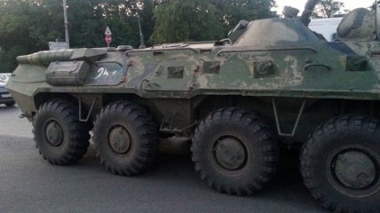 Колонны военной техники противника идут от Луганска до Дебальцево