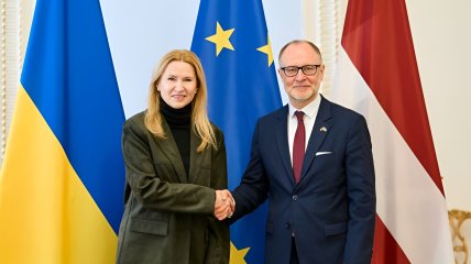 Елена Кондратюк и Андрис Спрудс