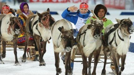 Биатлон. Лучшие моменты спринта среди женщин в Ханты-Мансийск (Фото)