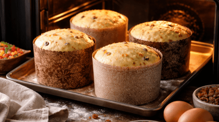 Выстаивание теста для пасок