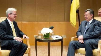 Янукович встретился с президентом компании ExxonMobil Exploration