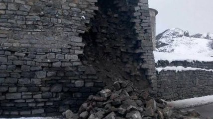 В Каменце-Подольском обвалилась стена легендарной Старой крепости