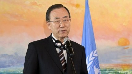 Генсек ООН приветствовал решение Порошенко  