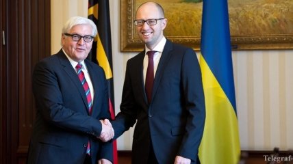 Яценюк и глава МИД Германии обсуждали ситуацию в Украине