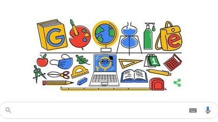 Початок навчального року 2020: Google підготував святковий doodle