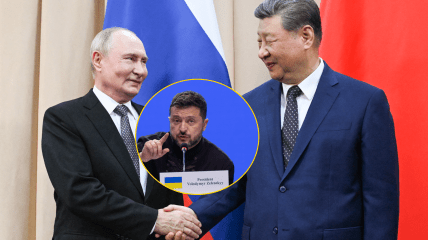 Владимир Путин, Владимир Зеленский и Си Цзиньпин