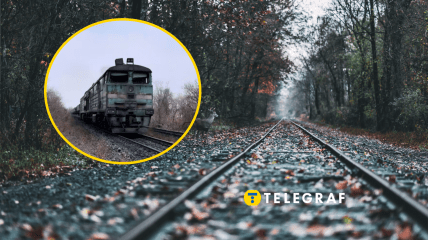 Рейки та тепловоз