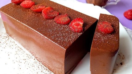 Шоколадное желе