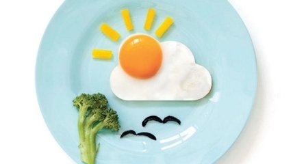 Игры едой: забавные идеи для детского завтрака (Фото)