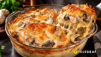 Как приготовить драники с курицей и грибами в духовке