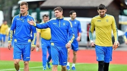 Сборная Украины во Франции начала готовиться к матчу с Албанией