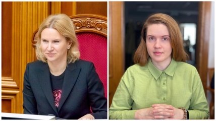 Елена Кондратюк и Марьяна Безуглая