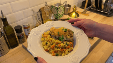 Булгур з курятиною