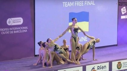 Украинские синхронистки завоевали золото и серебро на турнире в Барселоне