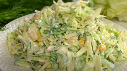 Салат из молодой капусты - кладезь витаминов