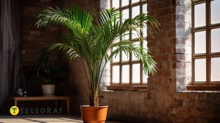 Пальма — одна з рослин, які краще не ставити в спальні