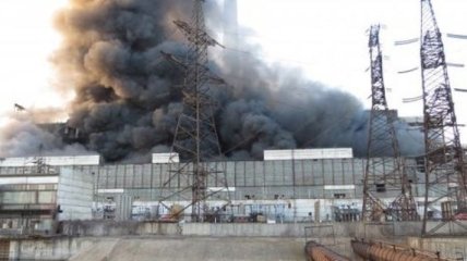 Пожар, возникший на Углегорской ТЭС был локализован
