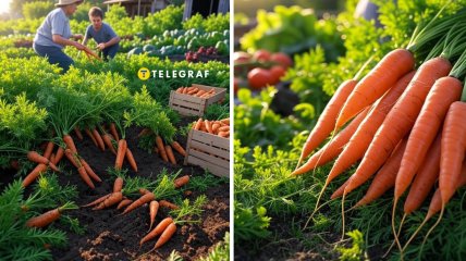 Морковь обычно выкапывают в начале сентября