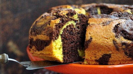 Тыквенно-шоколадный кекс