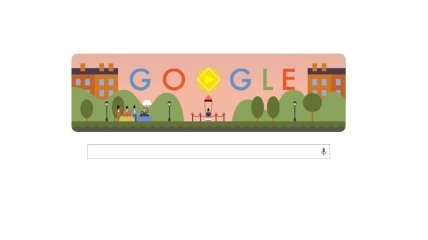 Google посвятил сегодняшний doodle Андре-Жаку Гарнерену