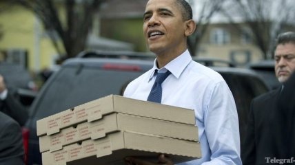 Обама выступил в роли разносчика пиццы