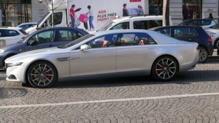 Эксклюзивный Aston Martin Lagonda заметили в Париже