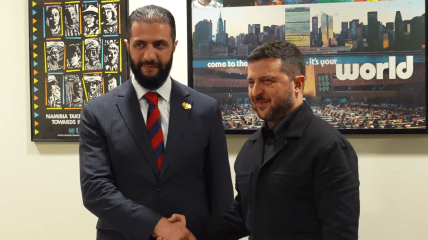 Президенты Украины и Сирии