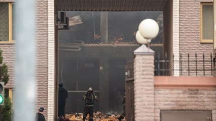 Пожар в здании ФСБ в Ростове
