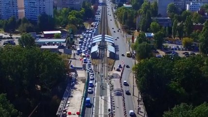 Кличко сказал, когда восстановят движение скоростного трамвая на Борщаговской ветке