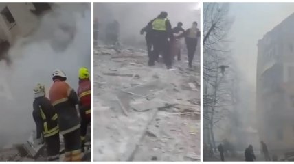 В сети показали, что происходило в Харькове после удара