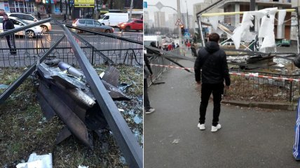 Обломки ракеты Х-31 в Киеве