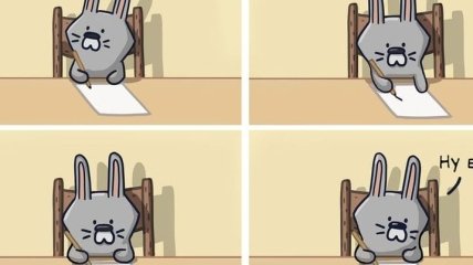 "Ну вот": комиксы о зайчике, который знает все о разочаровании