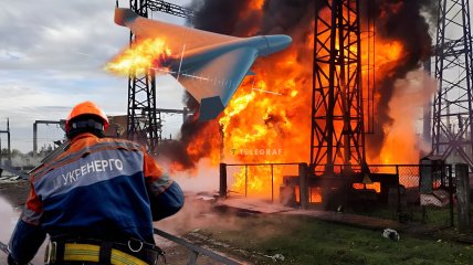 Атаки на энергообъекты Коллаж: "Телеграф"