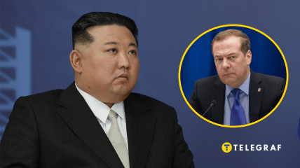 Ким Чен Ын и Дмитрий Медведев