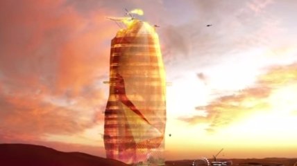 Архитектурная компания построит город-небоскреб в Сахаре (Видео)