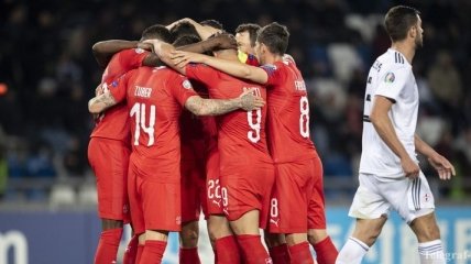 Грузия - Швейцария: обзор матча 0:2 (Видео)